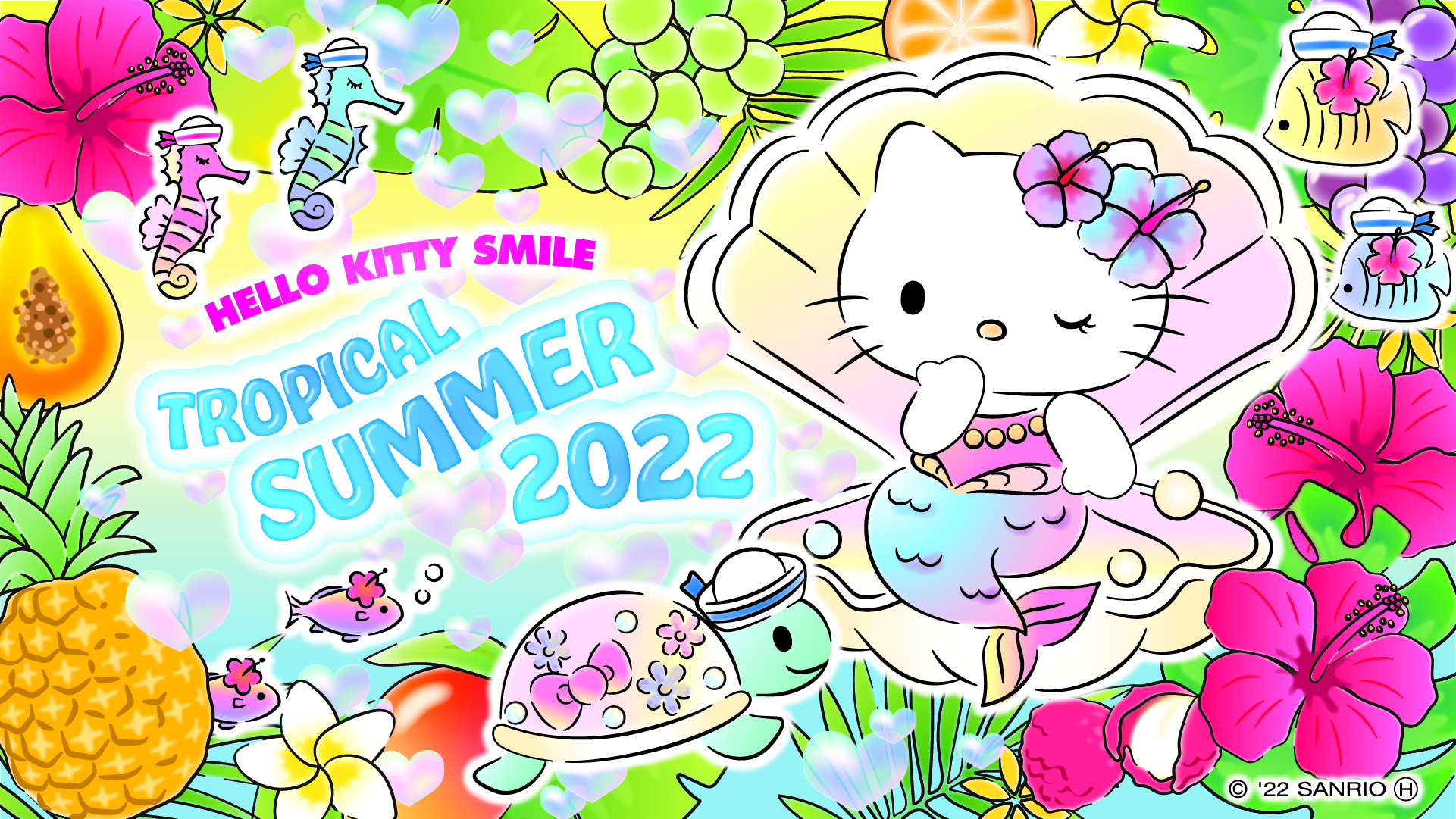 淡路島の夏はhello Kitty Smileじゃなきゃ Tropical Summer 22 Awaji Hello Kitty Apple Land