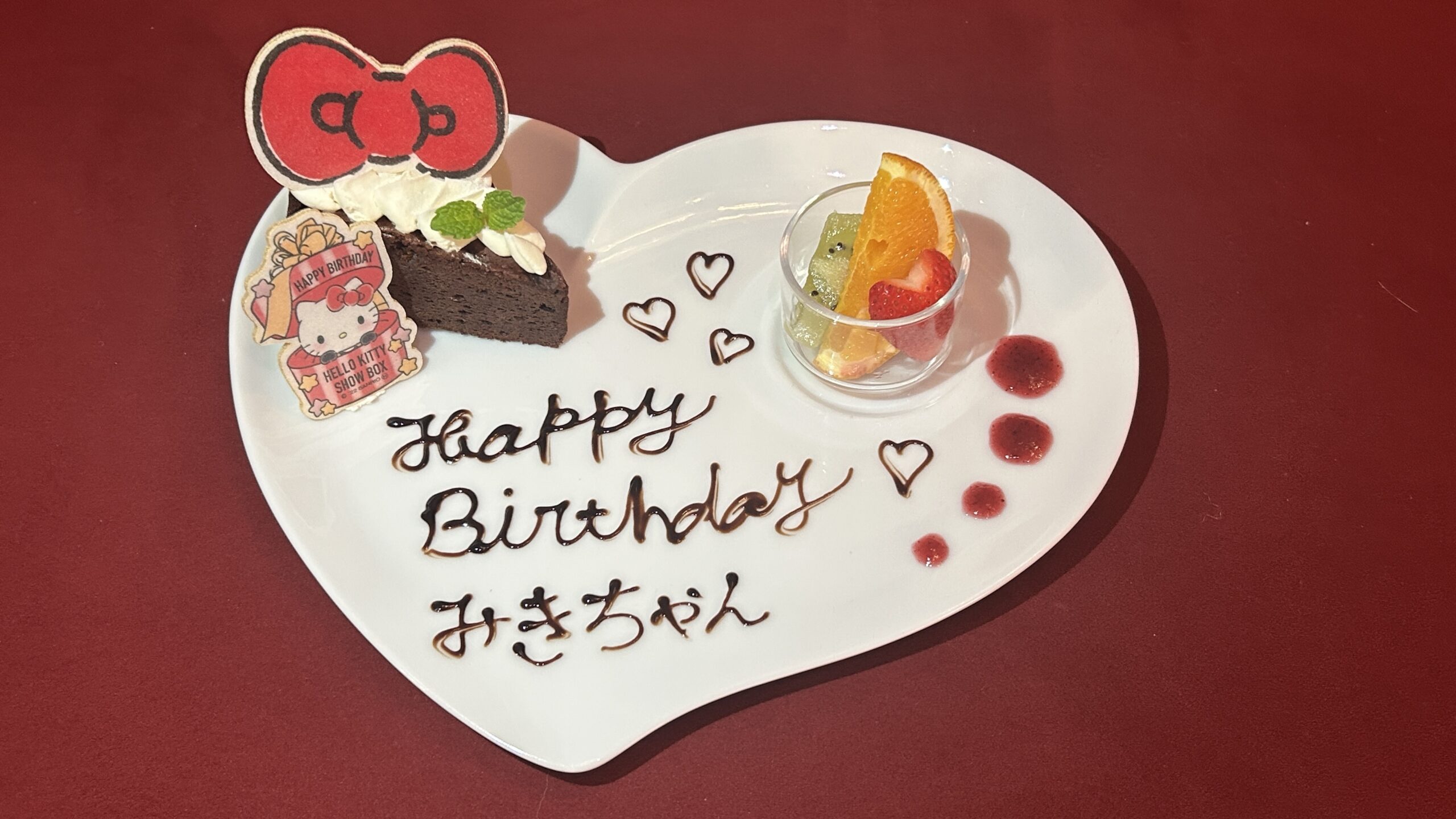 みんなでお祝い！】HELLO KITTY SHOW BOX アニバーサリープレート 